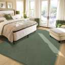 Amearea 8x10 Area Rugs for Bedroom Living Room, Sage Green Memory Foam Rug