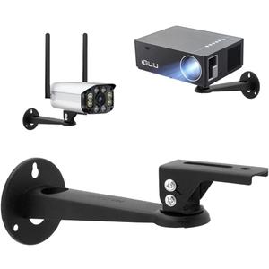 Drsn Mini Projector Wall Mount, 360 Rotation, Adjustable Angle, 6.6 lbs Load Capacity, Black