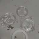 Three Clear Container Lids, Size 3.7"