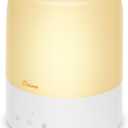 Crane Top Fill Mini Humidifier for Bedroom and Nursery 3-In-1 Essential Oil Diffuser Sleep Light 0.5 Gallon Baby Humidifier