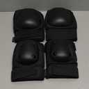 Adult/Kids Knee Pads Elbow Pads Wrist Guards Set for 3-8 Years, Child Protective Gear Set for Roller Skates, Cycling, BMX Bike, Skateboard, Inline Skating, Scooter Riding Sports Black, Small