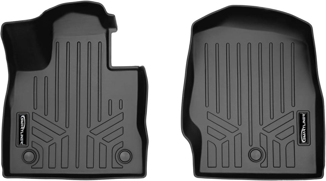 SMARTLINER Custom Fit Floor Mats 1st Row Liner Set Compatible with 2017-2019 Ford Explorer