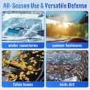 Car Windshield Cover for Ice and Snow - Magnetic Car Windshield Snow Cover, 5-Layer Material Protection Windshield Snow Cover, Winter Frost Guard Car for Most Standard Cars, SUV