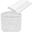 BigHead SPX1082CA Pool Skimmer Basket & SPX1082K Pool Skimmer Weir Door Flapper Weir Gate Assembly Compatible with Hayward In-Ground SP1082 SP1083 SP1084 SP1085 SP1086 SP1075White