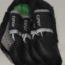 EXPAWLORER Waterproof Dog Shoes for Small Medium Large Dogs, Dog Shoes for Hot Pavement, Hiking Walking, Reflective Dog Booties for Outdoor Snow Rain Days, Anti-Slip Dog Boots & Paw Protectors (Black)