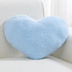 Heart Pillow Throw Pillow Cute Pillow Home Decor Cushion Decorative Aesthetic Pillow Wool Blue 13"x10" Heart Pillow Throw Pillow Cute Pillow Home Decor Cushion Decorative Aesthetic Pillow Wool Blue 13"x10"