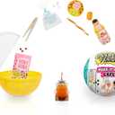 MGA's Miniverse Make It Mini Cafe Series 4, Mini Collectibles - Blind Pack, DIY, Resin Play, Replica Food, NOT Edible, Collectors, 8+, 3 Pack