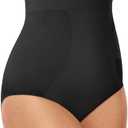 FeelinGirl Body Shaper Tummy Control Shapewear Underwear High Waisted Sculpting Briefs Panty Girdle XS/S, Black 