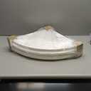 HAO Floating Corner Shelf Invisible Wall Mounted Shelves Radial Shape Cable Wire Hole Pattern Perfect for Bedroom Bathroom Living Room Kitchen 17 Inch Set of 2 White