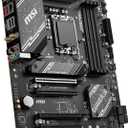 MSI B760 Gaming Plus WiFi Gaming Motherboard (Supports 12th/13th/14th Gen Intel Processors, LGA 1700, DDR5, PCIe 4.0, M.2, 2.5Gbps LAN, USB 3.2 Gen2, HDMI/DP, Wi-Fi 6E, Bluetooth 5.3, ATX)