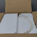 KIVY Concrete Fruit Bowl for Kitchen Counter - Large Decorative Bowl for Home Decor - Modern Fruit Basket for Entryway Table - Pedestal Bowl - Decorative Bowls for Home Decor - White Fruit Bowl Decor (Cream)