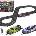 Carrera Evolution 20025248 NASCAR Darlington Showdown Analog Electric 1:32 Scale Slot Car Racing Track Set - Includes Two 1:32 Scale Cars & Two Dual-Speed Controllers Ages 8+