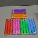 Glow Sticks Party Favors Supplies for Toddler 18 PCS,Mardi Gras Light up Pop Tubes Necklace  Bracelet Accessories,Camping Essentials Fidget Toys Gifts for Kids, Treats Non Candy for Birthday Wedding