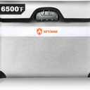 6500F Fireproof Document Bag with Lock, Upgraded Fireproof Money Bag for Cash w. Zipper/Reflective Strip, 10Layers of Heat Insulated Materials, Water Resistant Fireproof Bag for Documents (Large, Silver Gray)