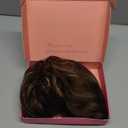 UDU 11" Hair Topper for Women with Thinning Hair, Natural-Looking Wiglet, Lightweight & Add Volume Hairpiece for White HairRoots Cover, Changing Hairstyle, Trendy and Comfortable Design (Dark Ash Brown with Highlights)