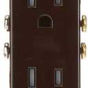 Leviton 15 Amp Decora Tamper-Resistant Duplex Electrical Wall Outlet, T5325, Brown
