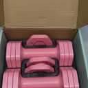 EQUIPRO Adjustable Dumbbell Set, 4 in 1 Free Weights Dumbbells Set for Women, Weights for Women at Home, TPU Soft Rubber Handle for Home Gym Exercise Training,  Item Weight 4.86 kg