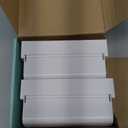 Outlet Cover BOX Baby Proofing (2 Pack) Patented Dual-Lock for Much Better Toddler Proofing, Easier Operation, Simple 3 Step Install with Included Screws. Provides Extra Space Inside for Plugs (White)