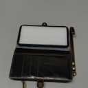 Defencase Compatible with iPhone 11 Case Wallet with RFID Blocking Card Holder for Women and Men, Fashion PU Leather Magnetic Snap Flip Zipper Strap Wallet Phone Case Fit for iPhone 11 6.1", Coffee