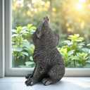 Cute Garden Koala Statue Outdoor Decor, 5.9 Inches Resin Seated Koala Figurine Animal Sculpture for Patio Lawn Yard Home Office Desk Ornaments