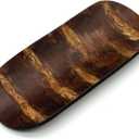 Japanese Traditional Wooden Tea Scoop for Green Tea Loose Leaf "Chasaji", Traditional Craft "Kabazaiku", Wild Cherry Skin, Made in Japan (Plain)