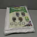 4PCS Bird Netting for Blueberry Bushes 4x5.9FT,Fruit Trees Mesh Bag with Drawstring Garden Insect Nettings Pest Barrier Netting Plant Row Cover White Mosquito Net for Fruit/Flower/Herb/Vegetables