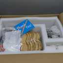 ZOOPEEN 6-Light Boho Rattan Chandelier for Dining Room, 37" Farmhouse Chandeliers Light Fixture, Adjustable Height Hanging Pendant Lighting Fixtures for Kitchen Island, Large Hand-Woven Ceiling Lights