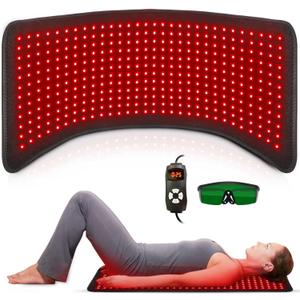 Red Light Therapy, Infrared Light Therapy 31.6" * 11.8" Large Wrap Pad 360LEDs for Body Back Waist Knee Joint Pain Relief, Muscle Repair, Decrease Inflammation, Ideal Gift (XL)