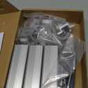 6 Pcs Solar Panel Mounting Brackets Rails, Solar Panel Mid and End Clamps Kit for Rooftop Mount PV Modules Fixing