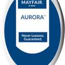 Mayfair Aurora Slow Close Toilet Seat, Easy Clean Hinges and Adjustable Perfect Fit Plastic Seat, Made in USA, Elongated, White