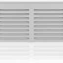 Return Air Grill 30x6 Duct Opening (3/4 x 32'' x 8 1/2" Overall Size), Noise Free-high Airflow Vent Cover, Wide & Angled/Slots, Made from 3/4 Thick MDF, Sanded & Primed, Ready to Paint