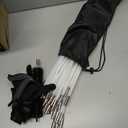 HOKLNUSE Dryer Vent Cleaner Kit Chimney Sweep Cleaning Tools Pellet Stove Cleaner Kit Air Dryer Duct Fireplace Brushes for Easy Lint Cleaning with 4" and 6" Brush Heads (Heavy Duty, 30Feet)