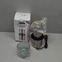 Secura Electric Coffee Grinder and Spice Grinder with 2 Stainless Steel Blades Removable Bowls