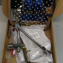 Veken 10" Luxurious All Metal Rain Shower Head with Handheld, High Pressure Rainfall Shower Heads wih Extension Arm, Wide Dual Showerhead with Spray Combo, Bathroom Accessories, Chrome, Silver