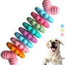 Puppy Teething Toy, Indestructible Dog Chew Toys for Aggressive Chewers, Puppy Toys to Keep Them Busy and Clean Teeth, Interactive Dog Toy for Small & Medium Breeds (Pink)