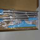 B-Land Carpet Rake for Pet Hair Removal, Reusable Pet Hair Remover with 60 Adjustable Long Handle, Carpet Scraper Dog Cat Hair Remover Tool for Rugs, Mats, Couch, Furniture Blue