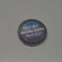 TECEUM Micro Paracord  1.18 mm X 125 ft  Micro Utility Cord  Thin Braided Paracord Rope  Best for Crafting, DIY Projects, Fishing, Camping  Wind Chime Replacement  Survival Strong String (Purple)