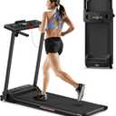  Portable Foldable Treadmills for Home, Small Folding Treadmill for Home Office with 300 LBS Capacity, Walking Running Exercise Electric Compact Treadmill with LED Display