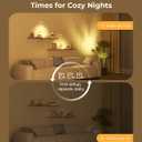 LED Spotlights Indoor, Rechargeable Uplights with Daily Auto Timer, 5500mAh Battery, 3CCT, Dimmable & Remote Control, Wireless Accent Lighting for Plants, Wall Display & Artwork