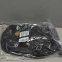 ZORFIN 26L Black Backpack for College, and Travel: Water Resistant Bookbag
