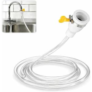 Faucet Hose Adapter for Sink, 6.5ft PVC Tube with Adjustable Sink Sprayer Adapter, Portable Connector Attachment Water Accessory for Kitchen, Bathtub, Tub, Bucket