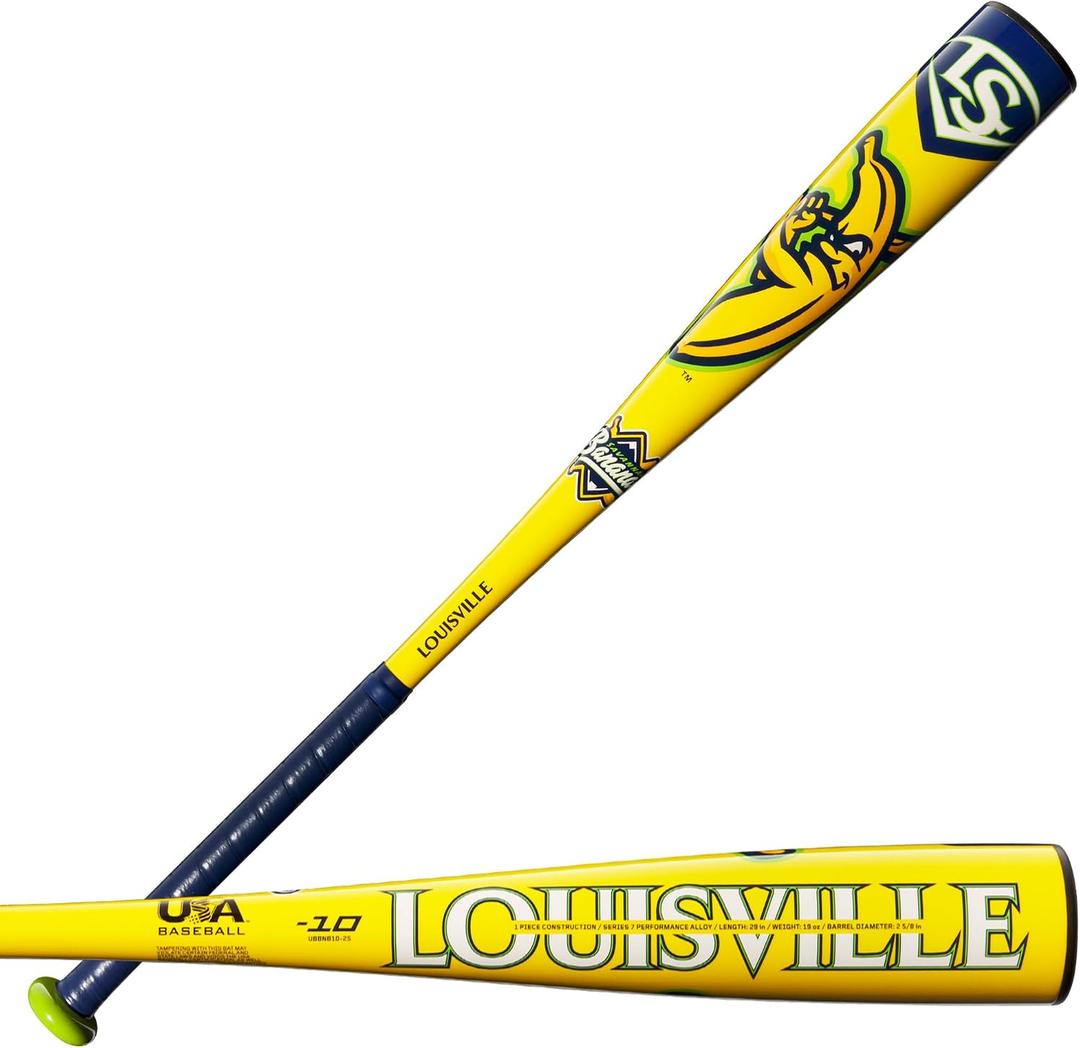 Louisville Slugger 2025 Savannah Bananas (-10) USA Baseball Bat, 26"/16 oz