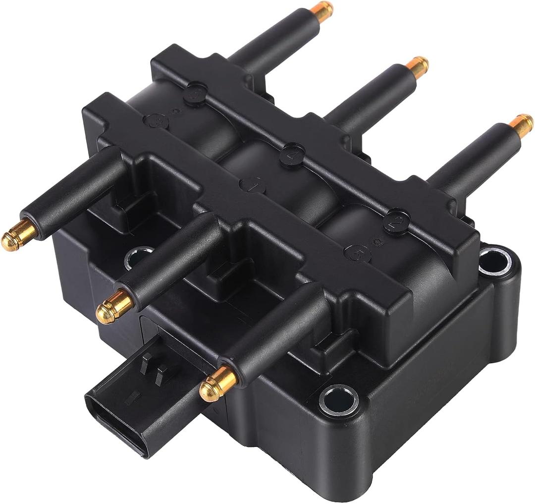 Ignition Coil Pack for Chrysler Town & Country Pacifica Voyager Dodge Caravan Grand Caravan Jeep Wrangler Volkswagen Routan 3.3L 3.8L V6 2000-2011, Coil Pack Set Replace# UF305 UF412 C1442