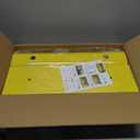 ROBLOCK 22" Parking Stopper for Home Garage & Outside, Heavy Duty Garage Stoppers for Protecting Your Vehicle, Parking Aids for New Drivers, Wheel Stops for Cars, Vans, Trailer, 2 Packs, Yellow (3.1"H Updated 2Pcs)