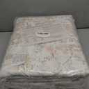 OHWPEAT Area Rugs 5x7, Washable Beige Rugs for Living Room, Bedroom, Non Slip, Neutral Floral Vintage Indoor Rug for Farmhouse Nursery, Dining Room, Kid Room, Office, Dorm