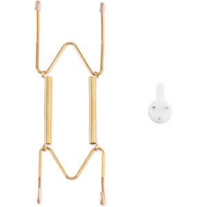 Bilillo Plate Hangers for The Wall, Suitable for 6-8 inch Decorative Plate, Stainless Steel Invisible Heavy Duty Wire Plate Holder with Wall Hooks, Plate Hangers for Displaying Plates