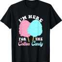 Kids Unisex Cotton Candy Fair T-Shirt - Black, Small, Short Sleeve
