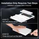 2 x MONASAY Privacy Screen Protector for iPhone 17/16 Pro 6.3-inch 3-piece