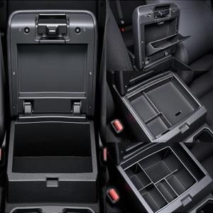 Center Console Organizer (3-piece set) for Tacoma 4th Gen (2024-2026) - Not for Hybrid - for Tacoma Accessories