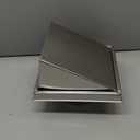 5 Inch Metal Dryer Vent Cover External Extractor Wall Vent Cushioned Stainless Steel Outdoor Dryer Vent Cover Outside Airflow Vent Replacement Hood